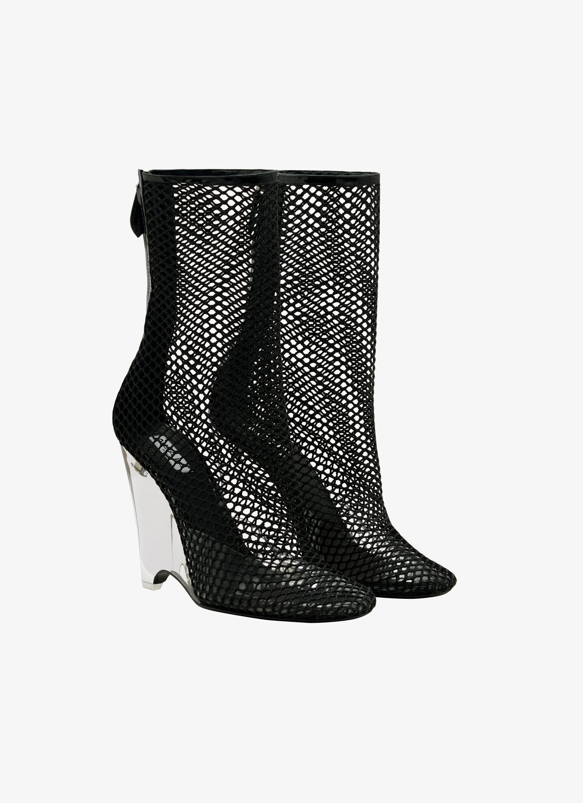 LA CAGE WEDGE BOOTIES ALAÏA BLACK LA CAGE WEDGE BOOTIES